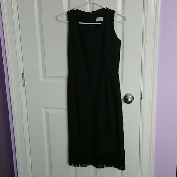 Vintage LBD with fringe - Picture 1 of 4